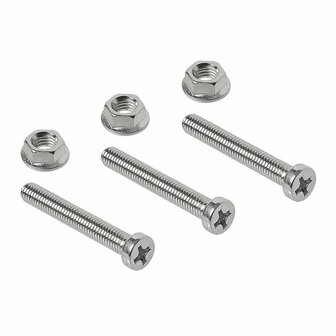 Jeu de vis M8 6 pieces pour douille sous blister