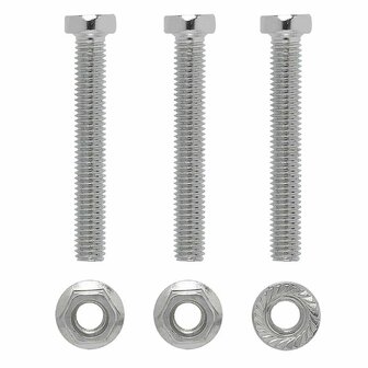 Jeu de vis M8 6 pieces pour douille sous blister