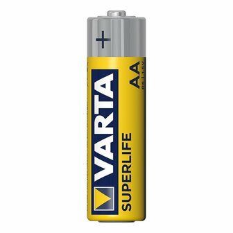 Piles Varta Superlife AA 4 pieces dans un emballage en aluminium