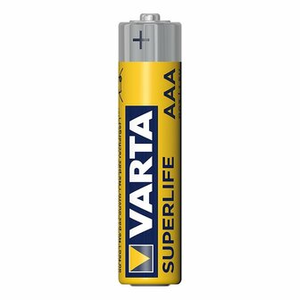 Piles Varta Superlife AAA 4 pieces sous blister