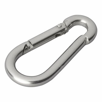 Mousqueton en acier inoxydable 6x60mm x10 pieces