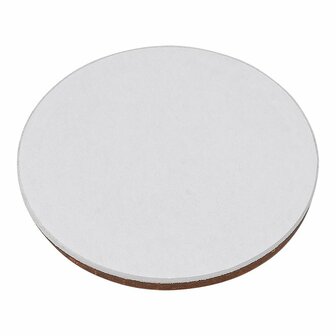 Reflecteur orange 60mm autocollant 2 pieces sous blister