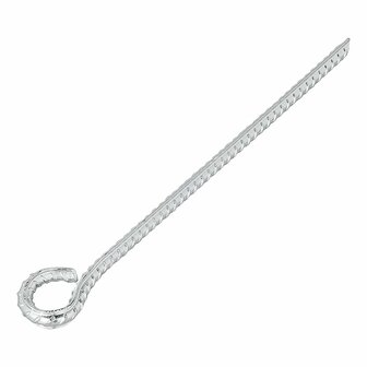 Tourillon 30 cm acier galvanise avec oeil