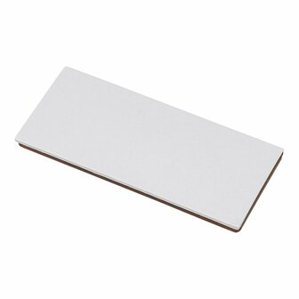 Reflecteur orange 82x36mm autocollant 2 pieces sous blister