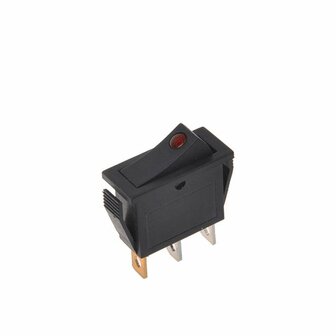 Interrupteur a bascule LED rouge 12V 24V-max. 10A sous blister