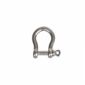 Fermoir a harpe court 5mm, A4 acier inoxydable AISI 316, 1.000 daN