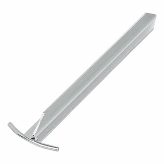 Piquet de tente 30 cm acier galvanise profil en T