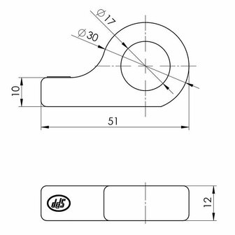 Contre-piece pour collier de serrage SPP Z-12A