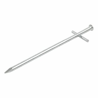 Goupille de roche 17cm metal avec goupille soudee 6 pieces dans polybag