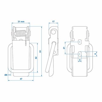 Arrimage 110x48mm