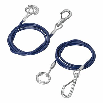 Cable de rupture 1. 5M HD Broche inclinable pour pince de roue de nez 48 mm 341533 - 341536 Support d&#039;arrimage Porte-fusible en ligne pour mini