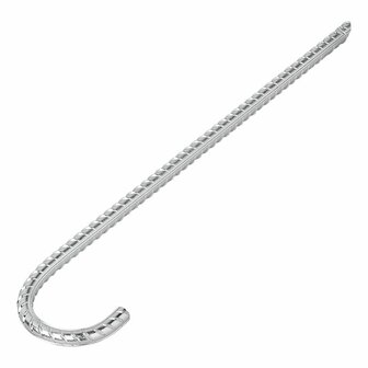 Piquet tempete 42 cm acier galvanise