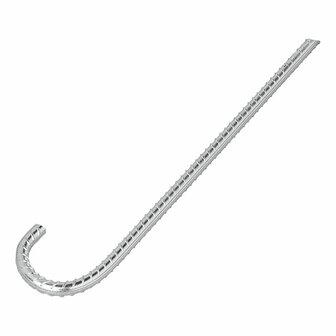Piquet tempete 42 cm acier galvanise