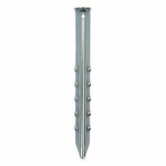 Piquet de tente 30cm metal strie