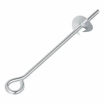 Piquet d&#039;echafaudage 39 cm acier galvanise avec illet