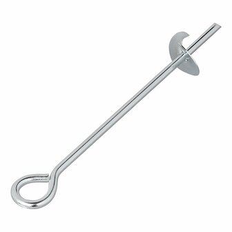 Piquet d&#039;echafaudage 39 cm acier galvanise avec illet