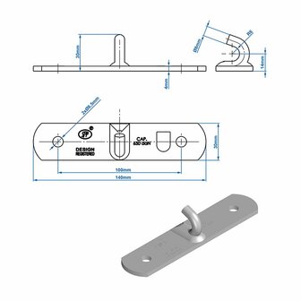 Contre-piece pour fiche de tension SPP Z-03
