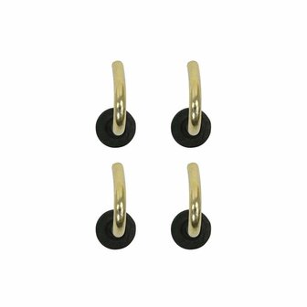 Capuchon de tente 19mm avec crochet rond 4 pieces sous blister