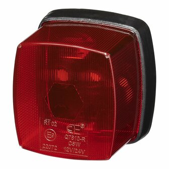 Feu de balisage rouge 65x60mm PM sous blister