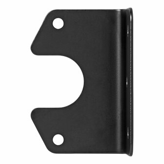 Porte-prise metallique coude 9,4 x 6, 3 cm