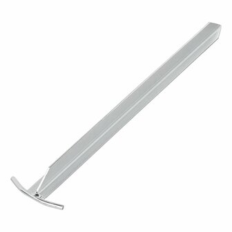 Piquet de tente 40 cm profil en T en acier galvanise