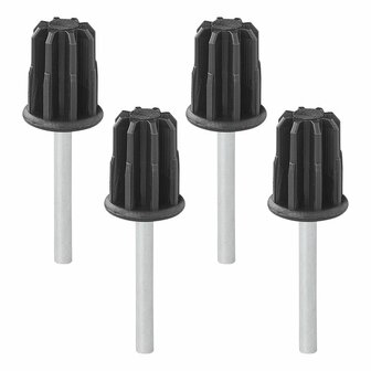 Capuchon superieur 25mm avec goupille 4 pcs en blister