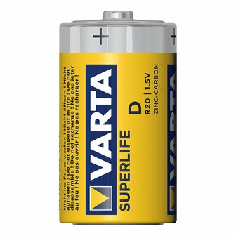 Batteries Varta Superlife D 2 pieces sous blister