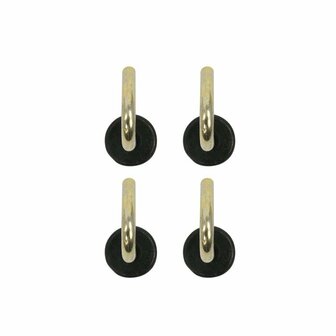 Capuchon de tente 22 mm avec crochet rond 4 pieces sous blister
