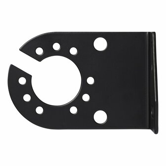Support de douille metallique coude 8 x 5 cm