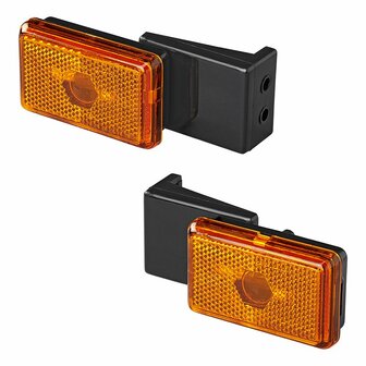 Feu de gabarit lateral orange 110x45x51mm