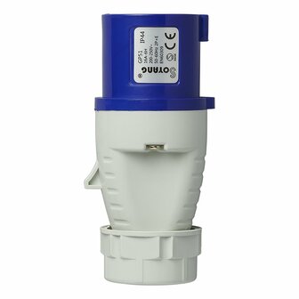 Fiche CEE 16A bo&icirc;tier demontable bleu/blanc