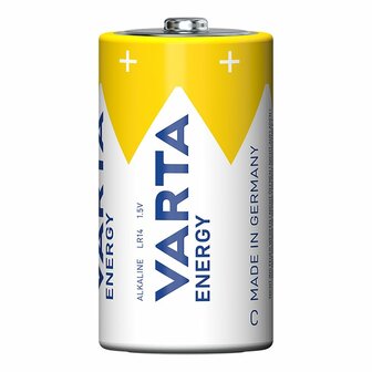 Piles alcalines Varta Energy C, 2 pieces sous blister