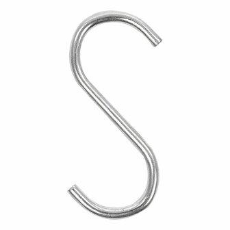 Crochet en S diametre 4 mm 6 cm 6 pieces sous blister
