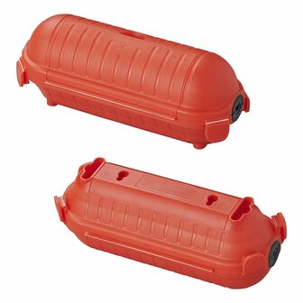 Coffret de securite pour prises Schuko rouge