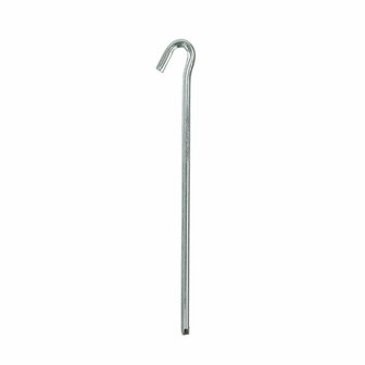 Piquet de roche triangulaire en metal 23 cm, 6 pieces sous sachet plastique