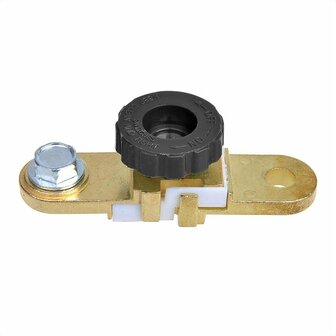Borne de batterie (-) avec disjoncteur plat sous blister