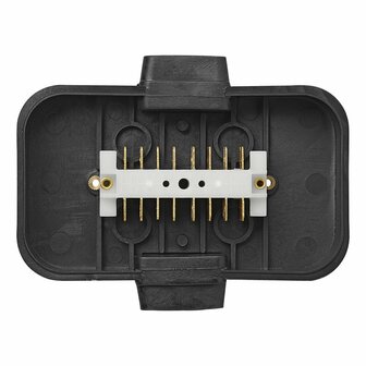 Bo&icirc;tier de connexion de cables en plastique 8x4 broches, connexions longitudinales