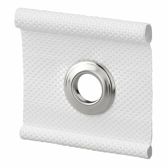 Cintre avec illet pour rail de tente 5/6 mm et 7/8 mm - lot de 6 pieces