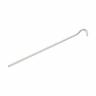 Piquet de tente 22 cm en metal avec illet ouvert, 10 pieces en sachet plastique