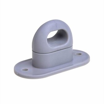 Fermeture tournante en plastique pour il ovale, 4 pieces sous blister