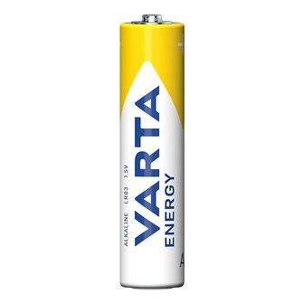 Piles alcalines Varta Energy AAA, 8 pieces en pack multiple