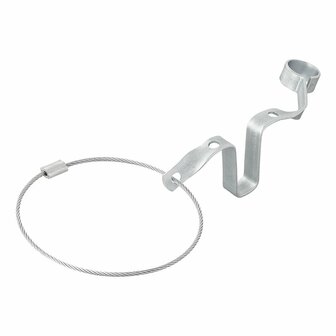 Raccord auxiliaire avec support et porte-fiche en sachet plastique