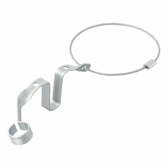 Raccord auxiliaire avec support et porte-fiche en sachet plastique