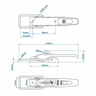 Serrure de tension SPP ZB-01