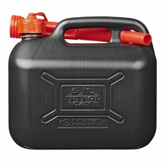 Bidon 5L plastique noir homologue ONU