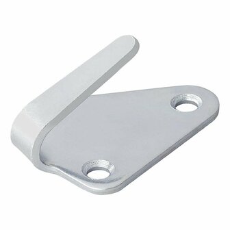 Crochet metallique pour corde 40x45mm courbe 10 pieces sous blister