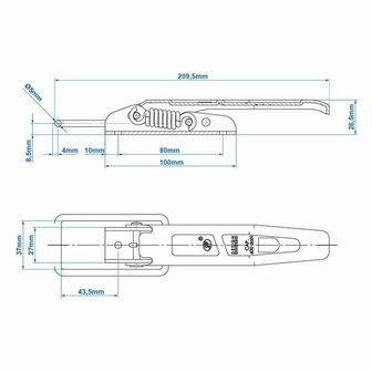 Serrure de tension SPP ZB-01C