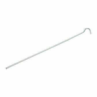 Piquet de tente 30 cm en metal avec illet ouvert, 10 pieces en sachet plastique