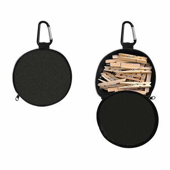 Sac a pinces a linge avec mousqueton
