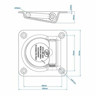 illet d&#039;arrimage simple SPP UP-01